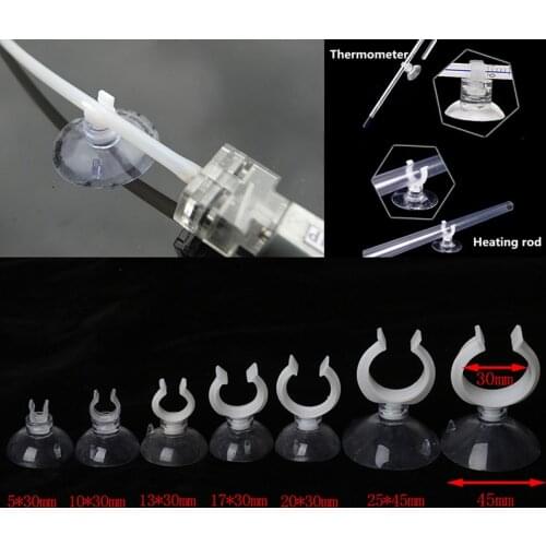 10Pcs Aquarium Fish Tank Suction Cup Sucker Holders For Air Line Tube Hose Pump