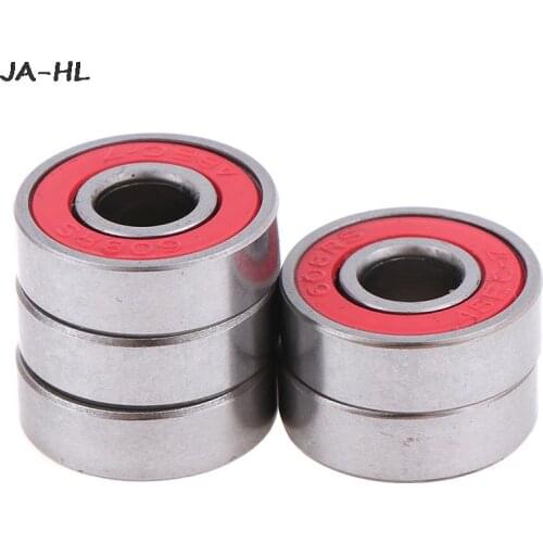 5Pcs/lot 8x22x7mm Red ABEC-7 608RS Skateboard Roller Sealed Ball Bearings Accessories