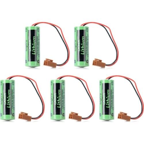 5pcs NEW CR17450SE-R 3V CR17450 17450 For GE FANUC Replacement BATTERY A98L-0031-0012 A02B-0200
