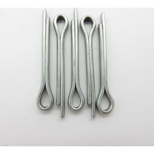 50pcs M1.5 M2 M2.5 M3 DIN94 GB91 Steel with Zinc Plate U Shape Open Elastic Link Split-Cotter Fastening Pins