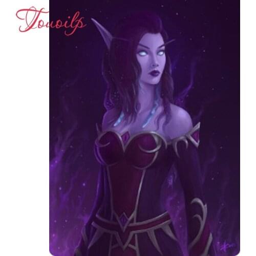 TOUOILP New 5D Diamond Painting Cross Stitch Full Mosaic Square&round Drill Diamond Embroidery pretty girl Home Decor