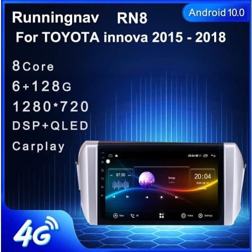 Runningnav For TOYOTA innova 2015 2016 2017 2018 Car Radio 2 Din Android Car Radio Multimedia Video Player Navigation GPS