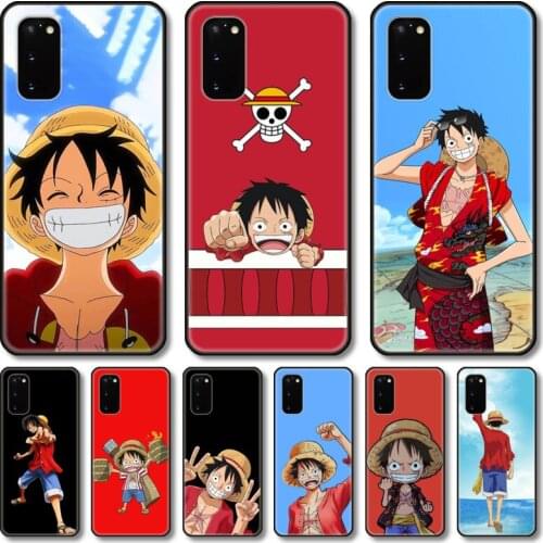 Straw hat boy Phone Case For Samsung Galaxy Note S 21 20 10 9 8 E Lite FE UW Ultra 5G PRO Black Shell Cover