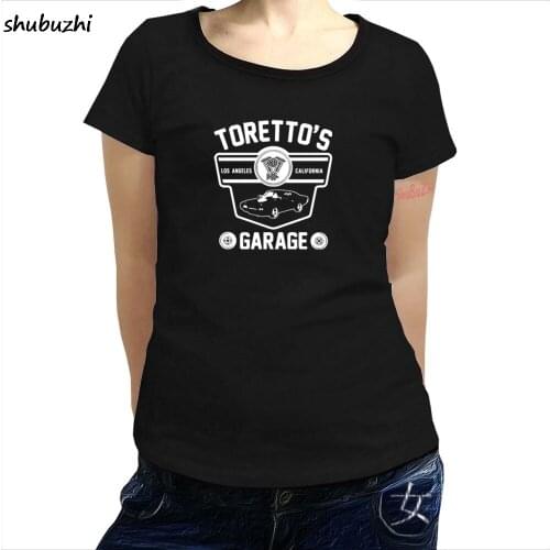 Hot sale casual o-neck womens t-shirt Fast And Furious Torento Garage - Torettos Los Popular Tagless Tee women T-Shirt sbz3391