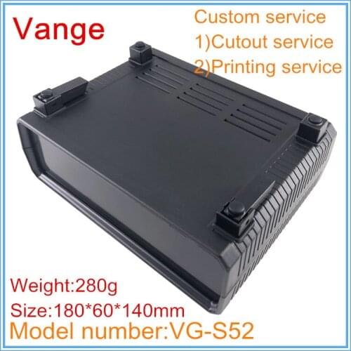 1pcs/lot desktop electrical box housing 180*60*140mm ABS plastic material project box case for controller equipment