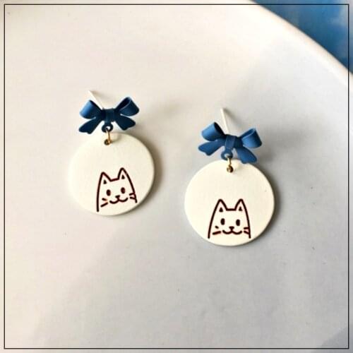 LANIWOO Lovely Cartoon Drop Earring 2021 New Cute Fashion Jewelry Presents For Women Girls Wholesale Accessory