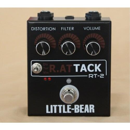 Bear third gear RAT tone distortion effect electric guitar monolithic mouse Motorola LM308N