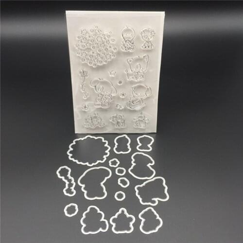 Little Star and Dog Metal cutting mold punching tools and stamp stencils for DIY scrapbooking A430