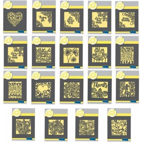 Metal Cutting Dies Easter Bunny Flower Fairy Square Frames Scrapbooking For Card Album Making DIY Crafts Stencil New 2020