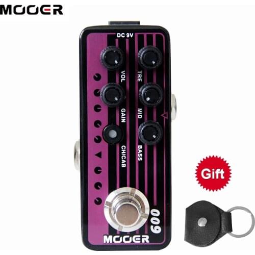 Mooer 009 Blacknight Delay and reverb effect with tap tempo effect pedal Independent 3 band EQ and A/B footswitch