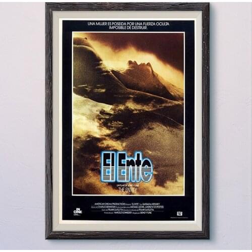 N420 THE ENTITY (2) Vintage Classic Movie Wall Silk Cloth HD Poster Art Home Decoration Gift