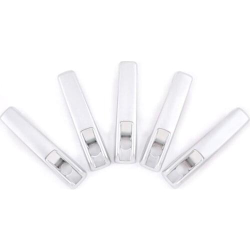 Car Exterior Door Grab Handle Cover Trim for Mercedes Benz G Cl W463 G500 G550 G63 2019 2020 Accessories (Silver)