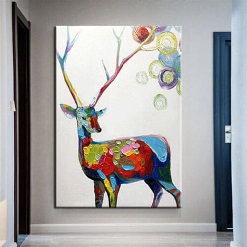 New Arrival 100% Hand Painted Abstract Oil Painting Wall Pictures Wall Decor Paintings Art For Hotel Large Size No Frame Canvas