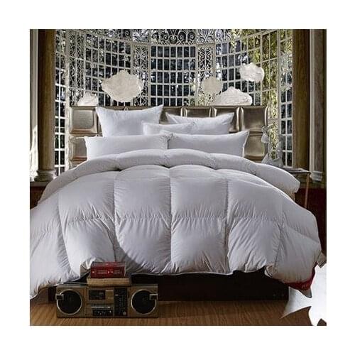 95% White Goose Down Comforter Cotton Tribute Silk Thickening Winter Quilts edredon casal Duvet Blanket solteiro edredom colcha