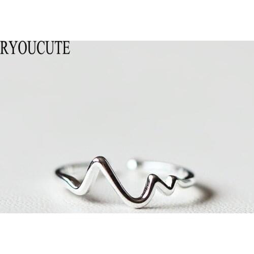 Exaggerated Personality Silver Color Geometric Rings for Women Adjustable Size Rings Fashion Wedding Gifts
