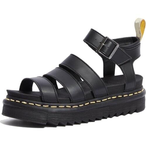 Summer 2021 Shoes Woman Flat Platform Sandals Women Soft Leather Casual Open Toe Gladiator Wedges Women Shoes Casual Sandals