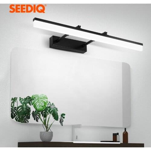 Mordern Mirror Bathroom Lamp Led Wall Light Decor Indoor Wall Light Length adjustable Acrylic Sconce Lamp Wall Lighting Fixture