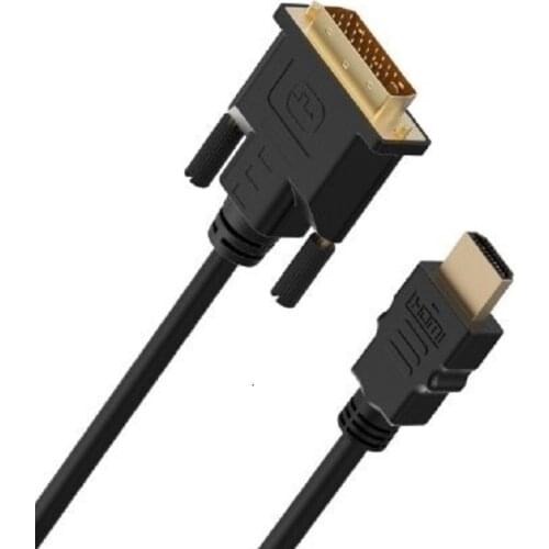 High speed HDMI to DVI 24+1 pin adapter Gold plated Male to male Cable For 1080P HD HDTV HD PC XBOX 1m 1.5m 2m 3m 5m