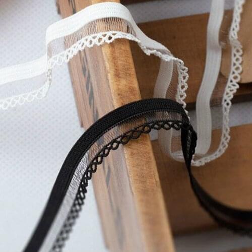 4 yard/length Color Width 13mm Small Teeth Elastic Lace Elastic Band Hair Accessories Clothing Fabric Underwear Wedding Material