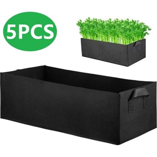 5PCS Plant Growth Bag Home Garden Potato Tomato Greenhouse Vegetable Flower Jardin Planting Bag