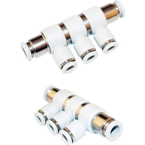 Accessories--One-Touch Fittings tube-tube type Universal reducer triple branch union PHK8-6
