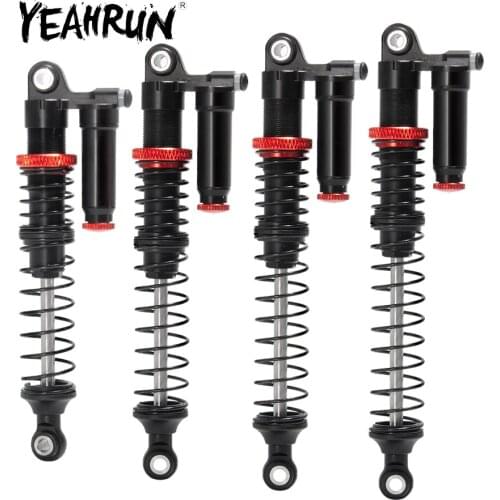 YEAHRUN 1/4pcs Aluminum Aolly Shock Absorber 90mm/100mm/110mm/120mm for 1/10 RC Car D90 Trx4 SCX10 Wraith JEEP