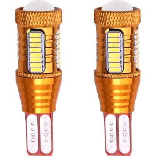 Car LED Bulbs CREE T15 W16W WY16W Canbus No Error 4014 32smd Auto Backup Reserve Light Tail Brake Lamp White 12V Aluminum 6000K