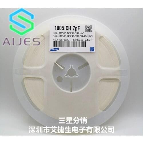 CL03C010BB3GNNC CAP CER 0201 1P 010B ±0.1pF 50V C0G Ceramic Capacitor 10000pcs Ceramic Capacitor