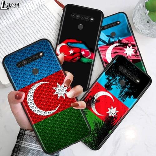 Azerbaijan Algeria Flag for LG G8 G8S G8X V30 V35 V40 V50 V60 ThinQ Q60 K40 K50 K51 K61 K71 K92 K62 Soft Black Phone Case