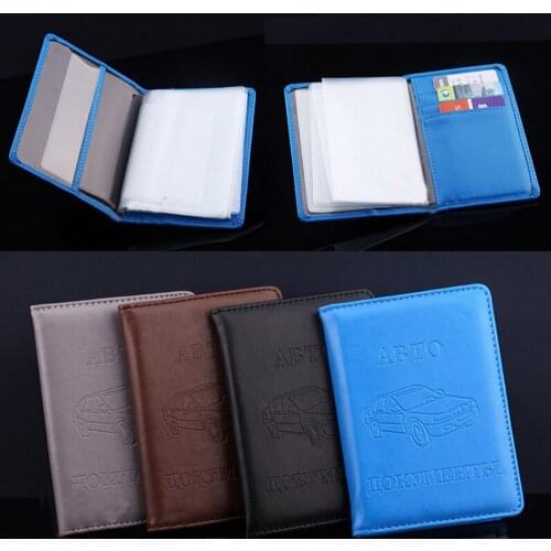 Auto Driver License Bag Purse Wallet Case Hot Sale RPU Leather on Cover for Car Driving Documents Card Credit Holder ussian