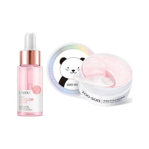 10ml Lactobionic Acid Essence Hyaluronic Acid Collagen For Pore Cleansing Instant Anti-Aging Anti Wrinkle Tightening Serum