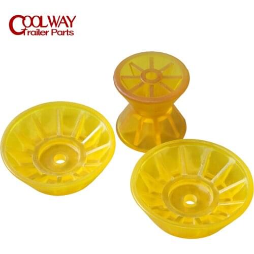 Winch Post Boat Trailer Polyurethane Yellow Bow Roller Tiedown Engineering Marine End Bell Shaft Parts Accessories