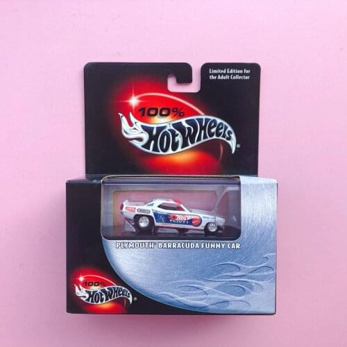 Hot wheels 1/6 Plymouth barracuda Linear acceleration Collection Metal Die-cast Simulation Model Toys