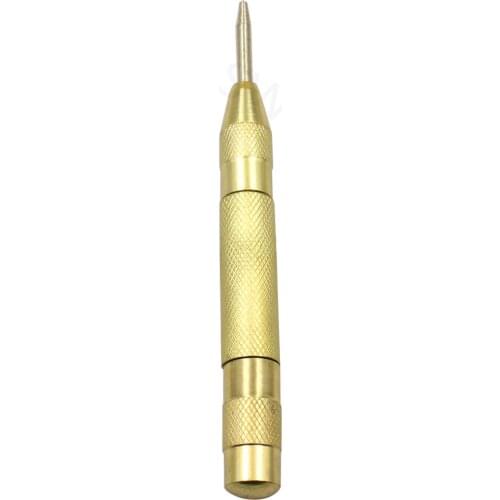 Hot 5'' Automatic Center Pin Punch Strike Spring Loaded Marking Holes Tool