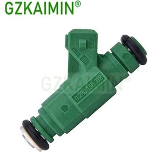 TESTED good use FUEL INJECTOR NOZZLE 0280156318 0 280 156 318 for Peugeot 206 307 1.6 16V Petrol Injector N-E-W