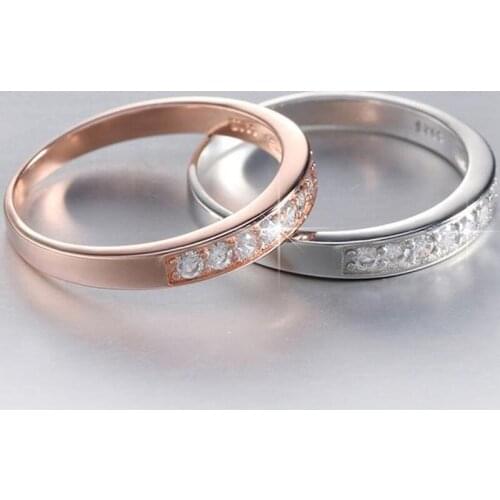 Luxury Diamond Ring Earring 14K Gold Rings for Lady Shiny Diamond Engagement Anniversary Simple Style Eternal Fine Jewelry Gifts