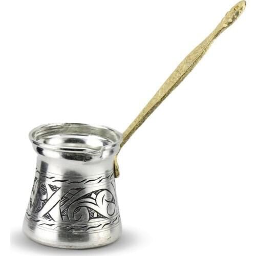 Sonay Copper Art Heavy İşlemeli Tumbled Casting Handle Copper Coffee Pot 4 Personality