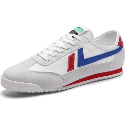 Men Shoes Fashion Soft Leather Breathable Canvas Rubber Sole Lace Up Casual Shoes Travel Walking Shoes Footwear Chaussures Homme