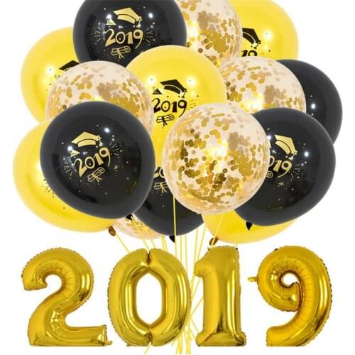 Graduation balloon congratulations 2020 colored paper balloon festival decoration multi color optional