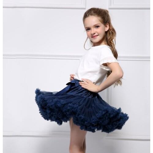 0-10Yrs Baby Girls Tutu Skirt Fluffy Children Ballet Kids Pettiskirt Baby Girl Skirts Princess Tulle Party Dance Skirts