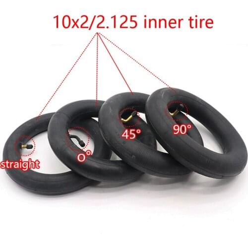 10 Inch Tube Tyre for Electric Scooter Balancing Car 10x2.0 Inner Tube 10x2.125 10x2.50 Butyl Rubber Inner Tube Camera