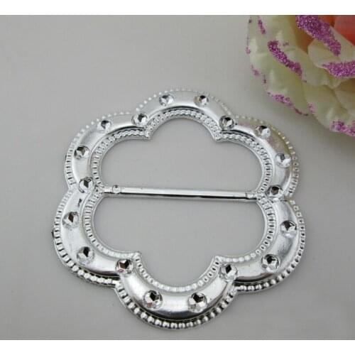 AB19 24mm)20pcs Large Round Acrylic Buckle For Sewing Costume Craft