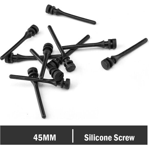 10000pcs Gdstime 45mm PC Computer Case Silicone Anti-vibration Shock Absorption Noise Reduction Screws