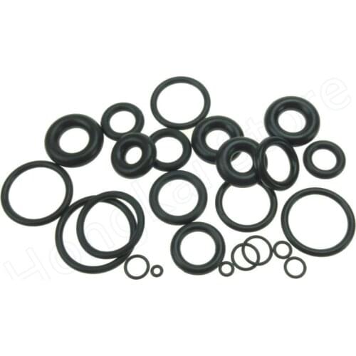15pcs CS 2mm*OD 8-80mm Black Nitrile Rubber (NBR) O-Ring Seal Washer ID 4-76mm Heat Resistance 100