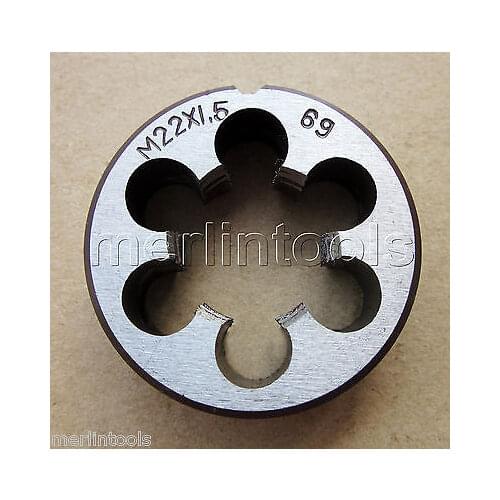 22mm x 1.5 Metric Right hand Die M22 x 1.5mm Pitch