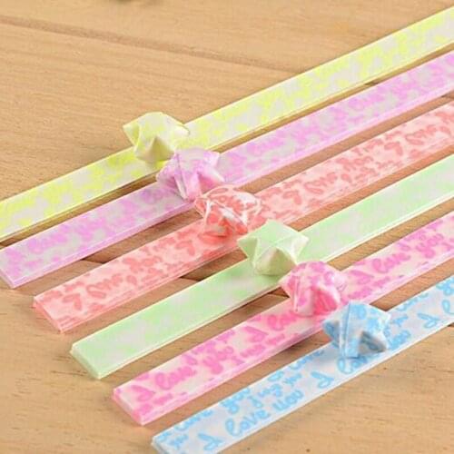 30pcs Luminous Lucky Star Origami DIY Handmade Lucky Star Wishing Bottles Filling Wedding Birthday Party Decoration Gift Package