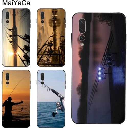CARP FISHING RODS Case For Huawei P30 Pro P20 P40 Mate 20 Lite P Smart 2019 Nova 5T Honor 8A 8X 9X 10i 20