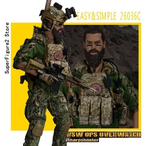 EASY&SIMPLE ES 1:6 26036C NSW OPS OVERWATCH Sharpshooter Soldier Action Figure Toys