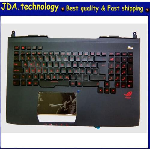 MEIARROW New top upper case for Asus G751J G751JL G751JM Palmrest EUR keyboard upper cover Touchpad