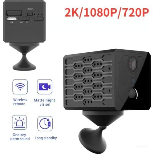 S3 Mini Camera 2K/1080P/720P Security Remote Control Night Vision Mobile Detection Video Surveillance Wifi Cam For Home Security